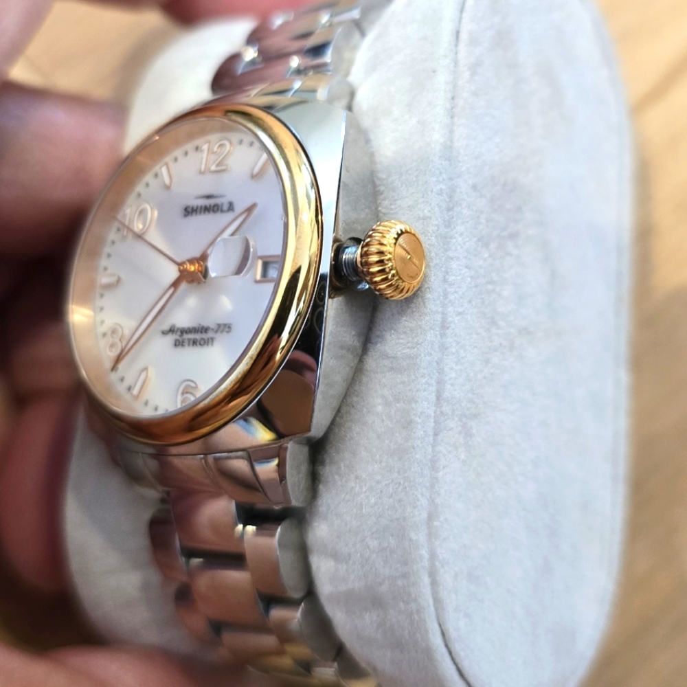 Shinola Two-Tone Stainless Steel Watch - Picture 4 of 5